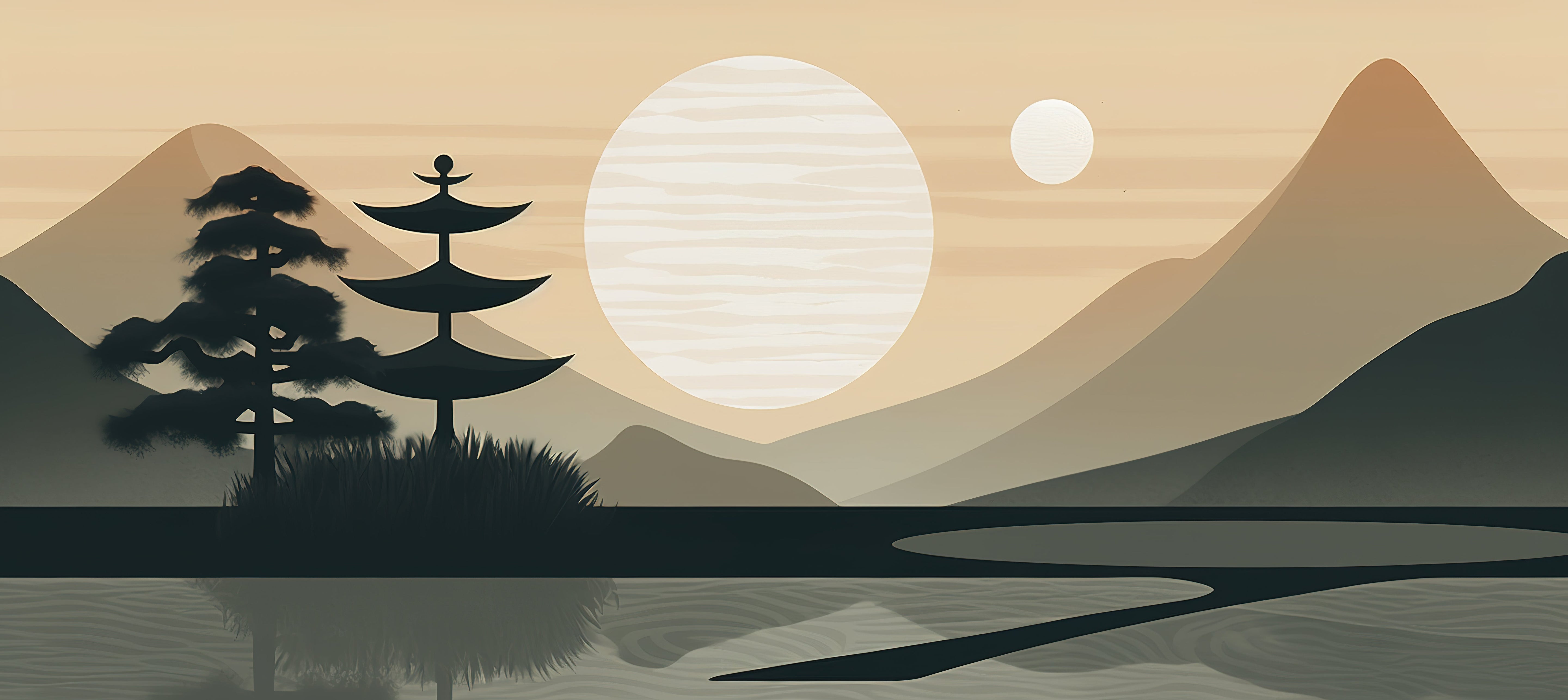 Papier Peint Japonais Zen