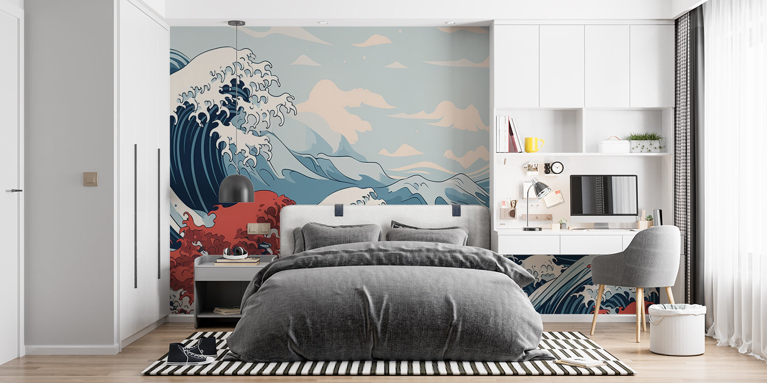 Papier Peint La Vague Hokusai