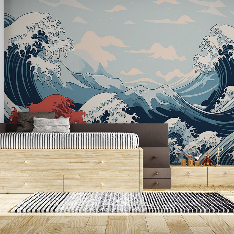 Papier Peint La Vague Hokusai