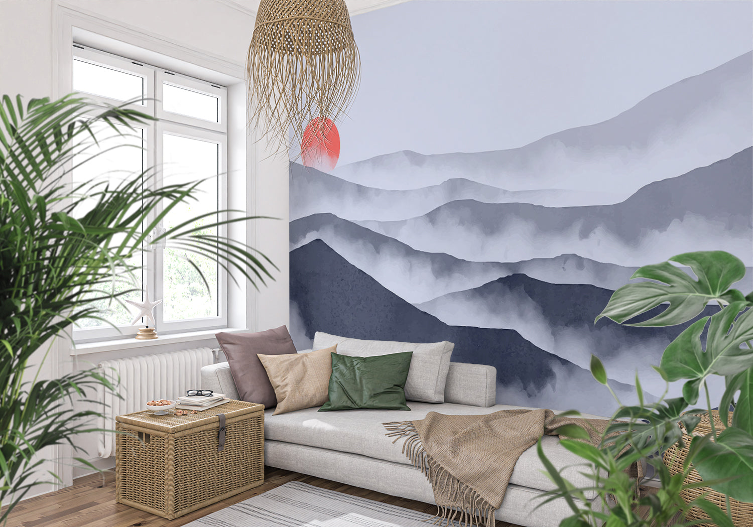 Papier Peint Montagne Chambre