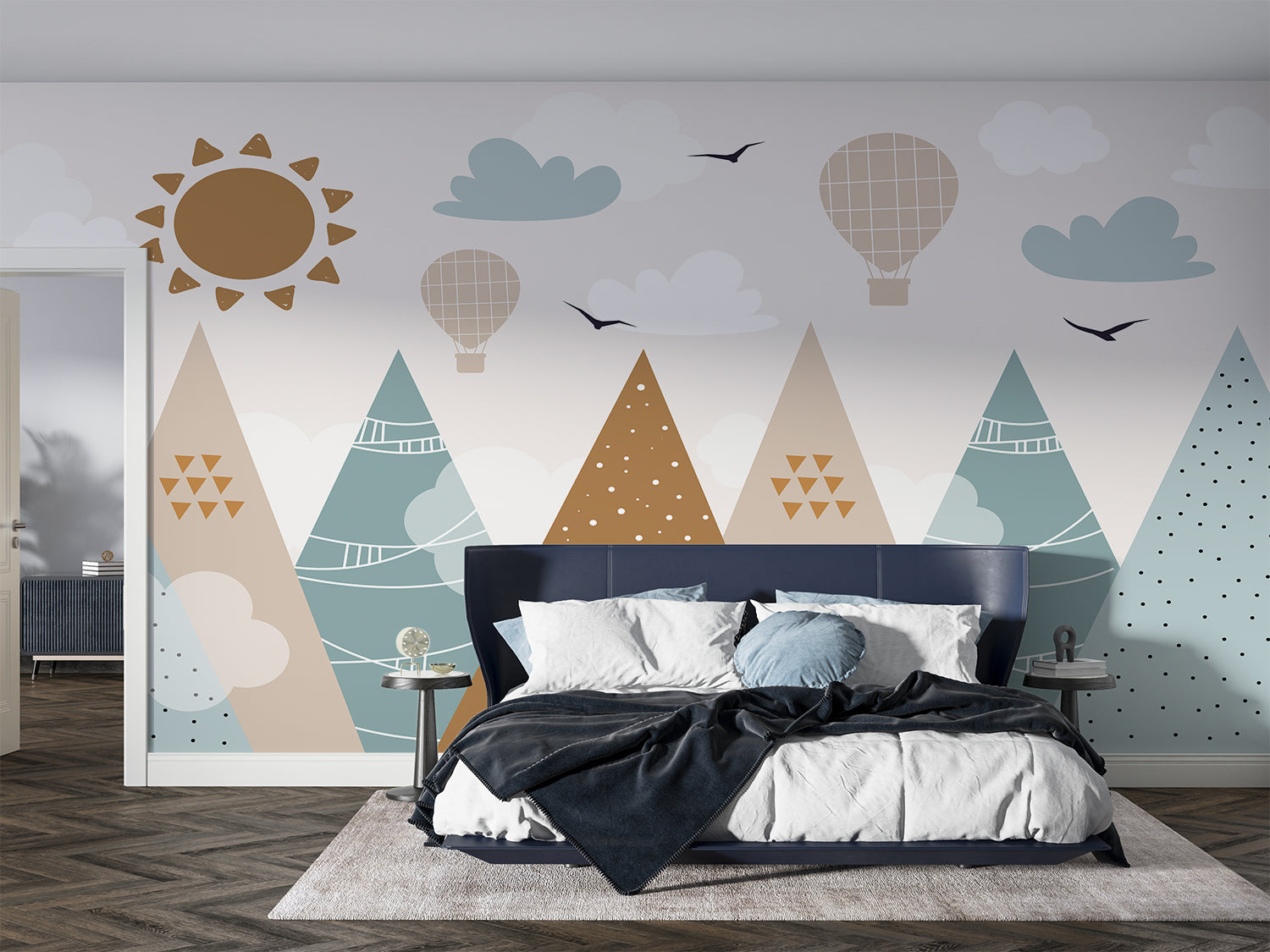 Papier Peint Montagne Chambre Bebe