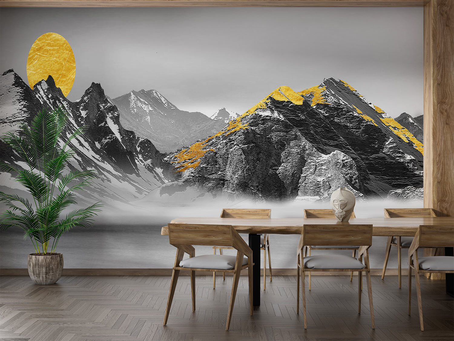 Papier Peint Montagne Neige