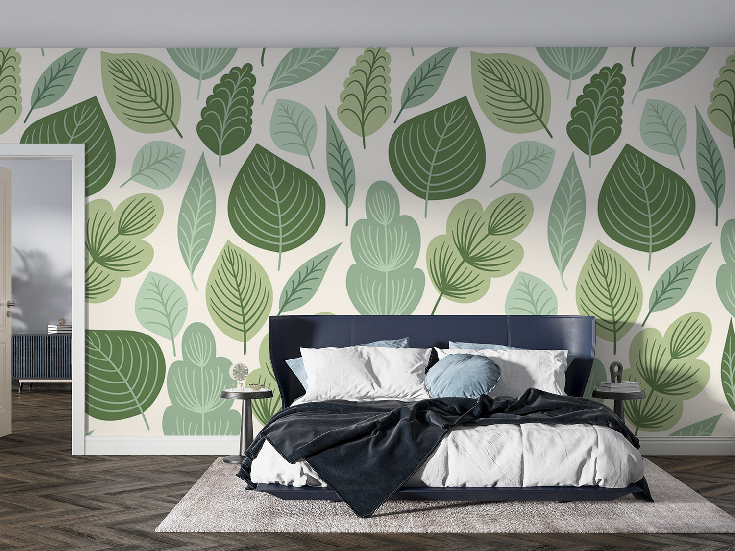 Papier Peint Motif Feuillage