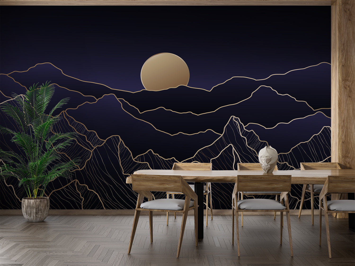 Papier Peint Motif Montagne