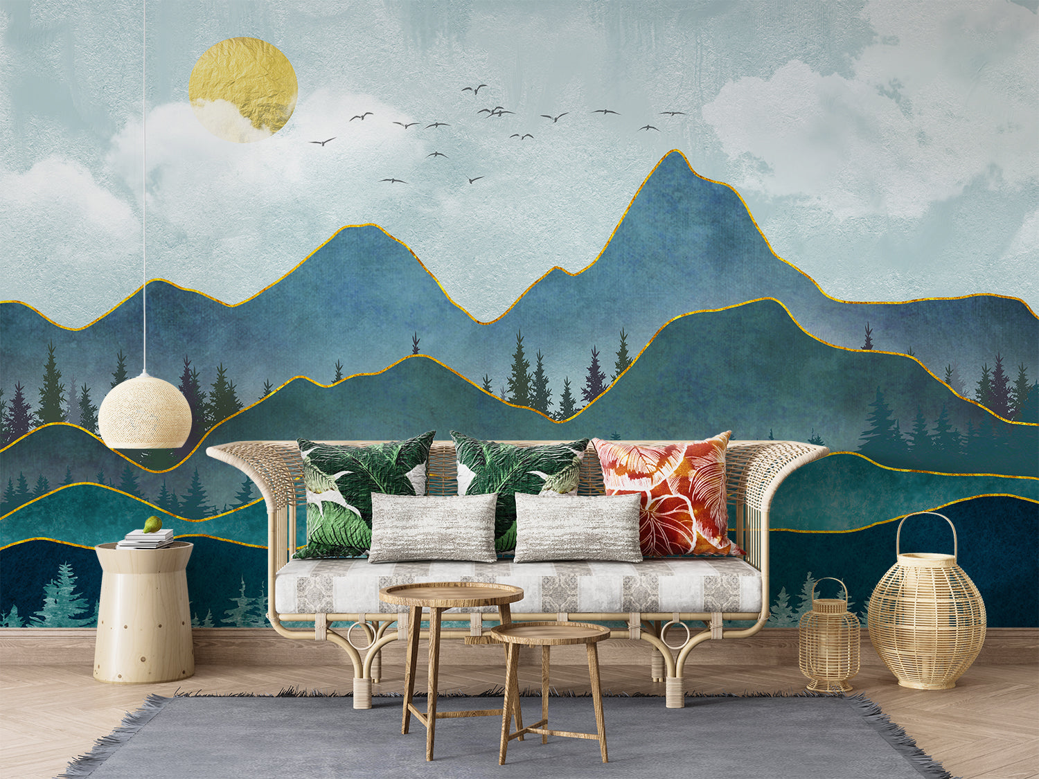 Papier Peint Mural Montagne