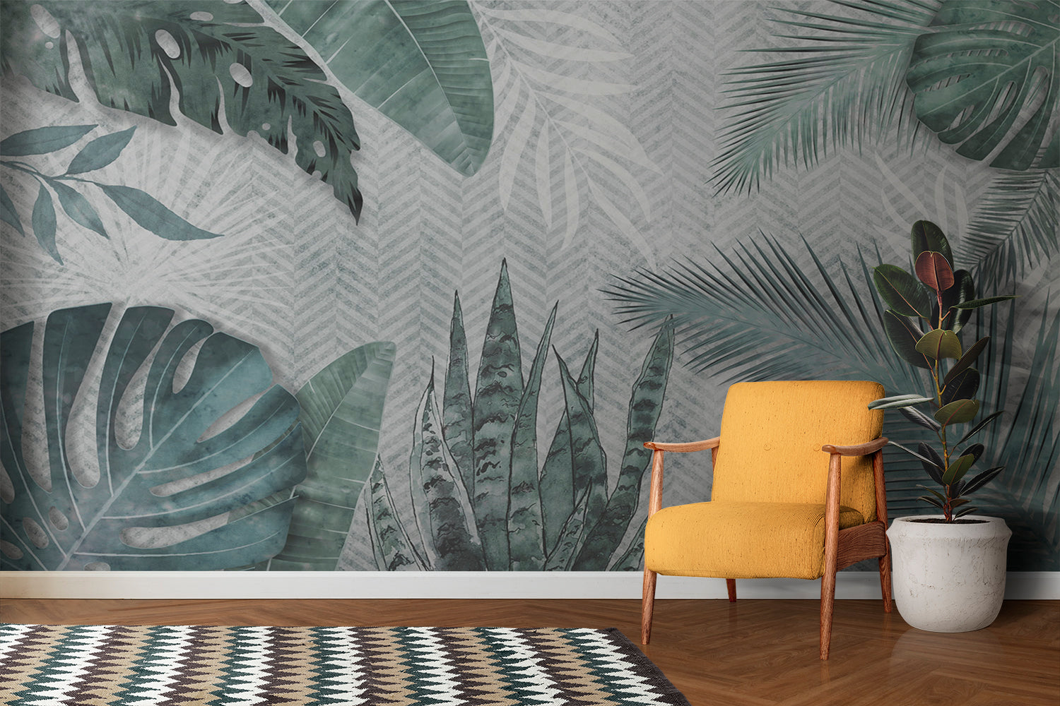 Papier Peint Panoramique Feuillage