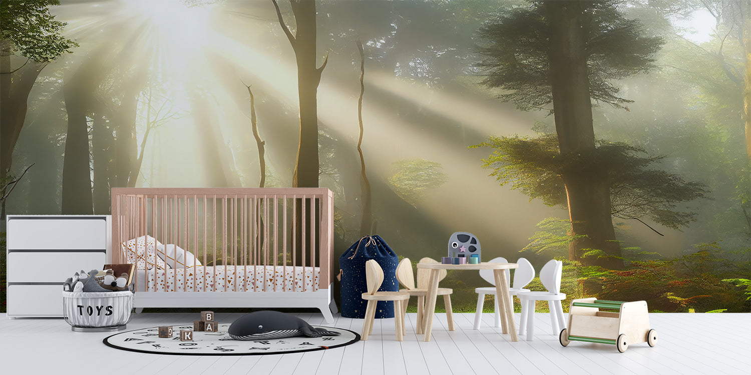 Papier Peint Panoramique Foret Enchantee