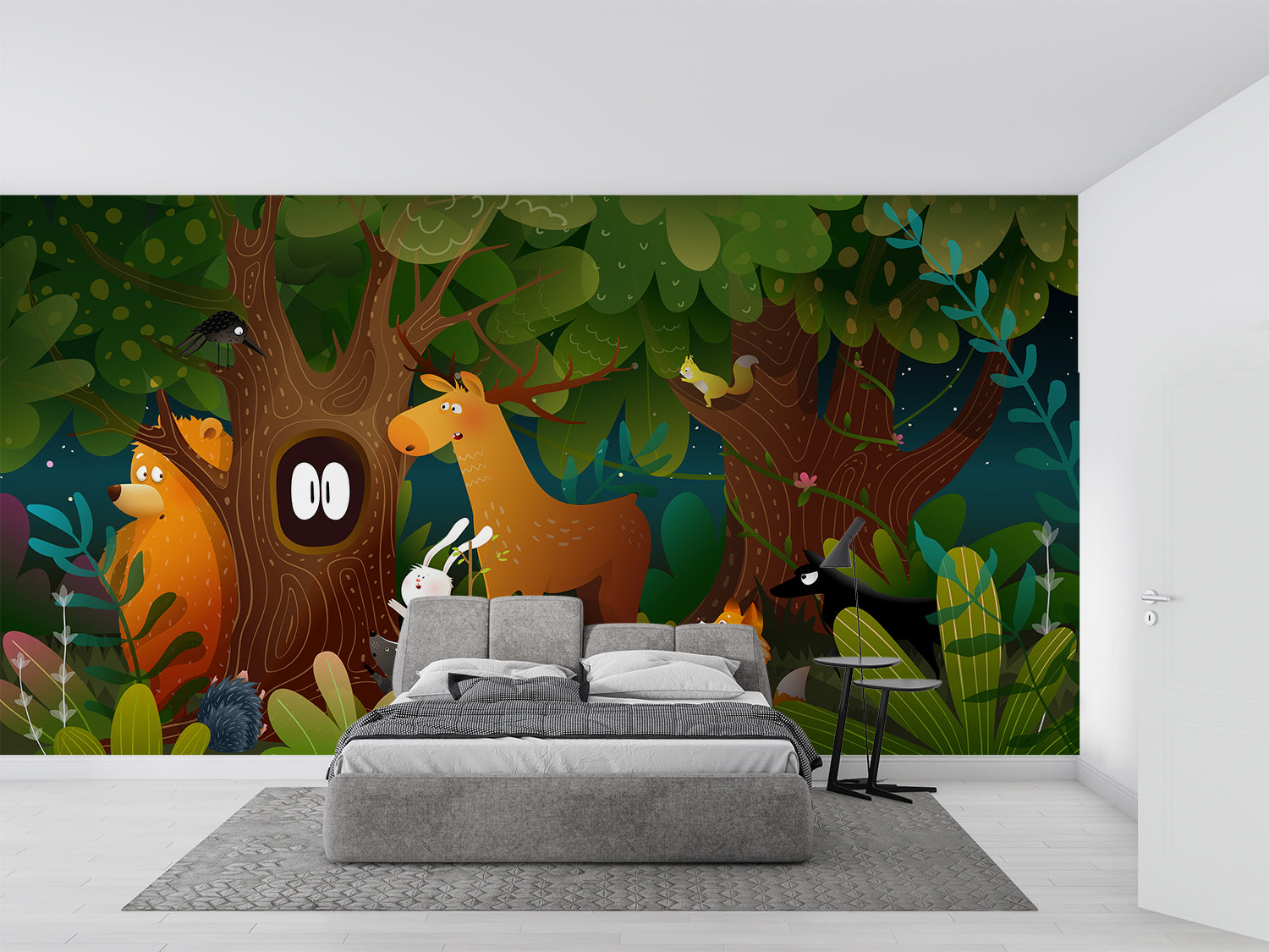 Papier Peint Panoramique Foret Enfant