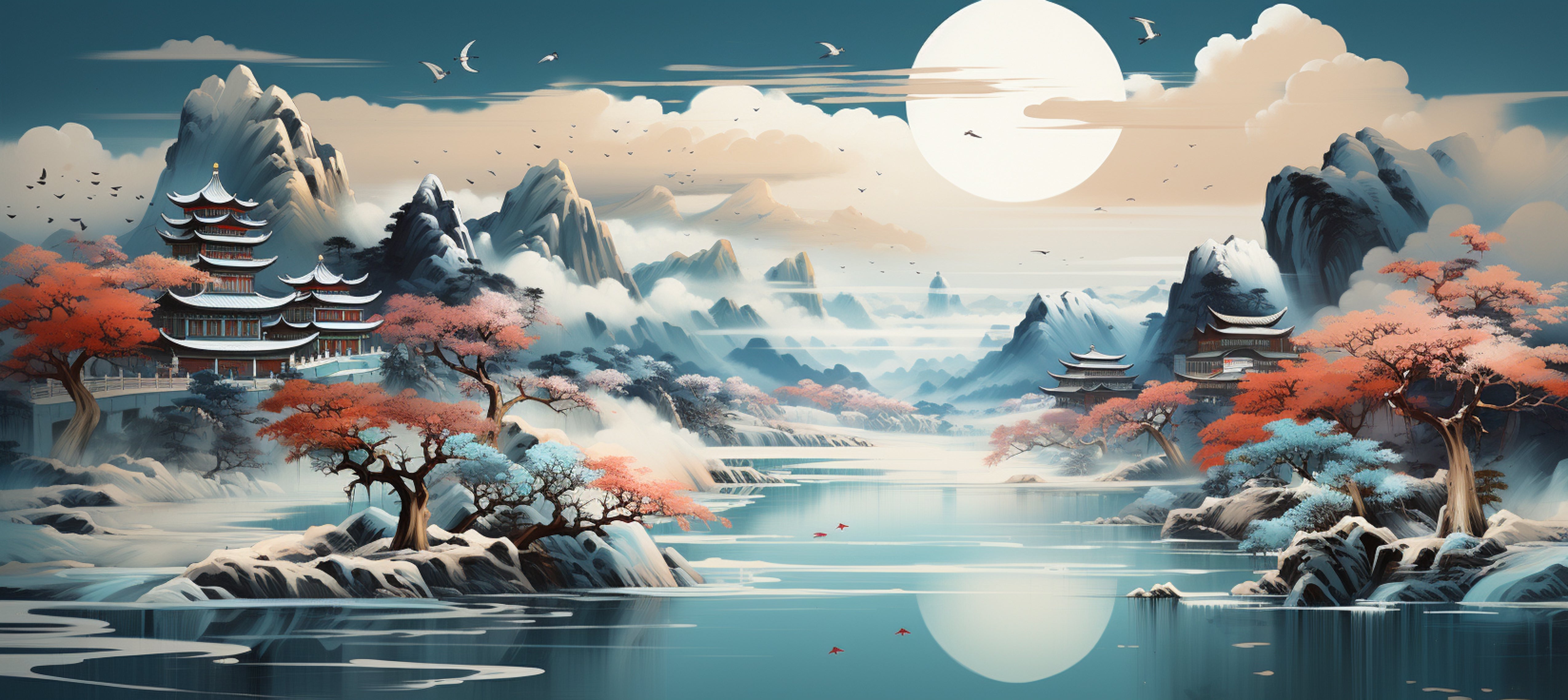 Papier Peint Panoramique Japonisant