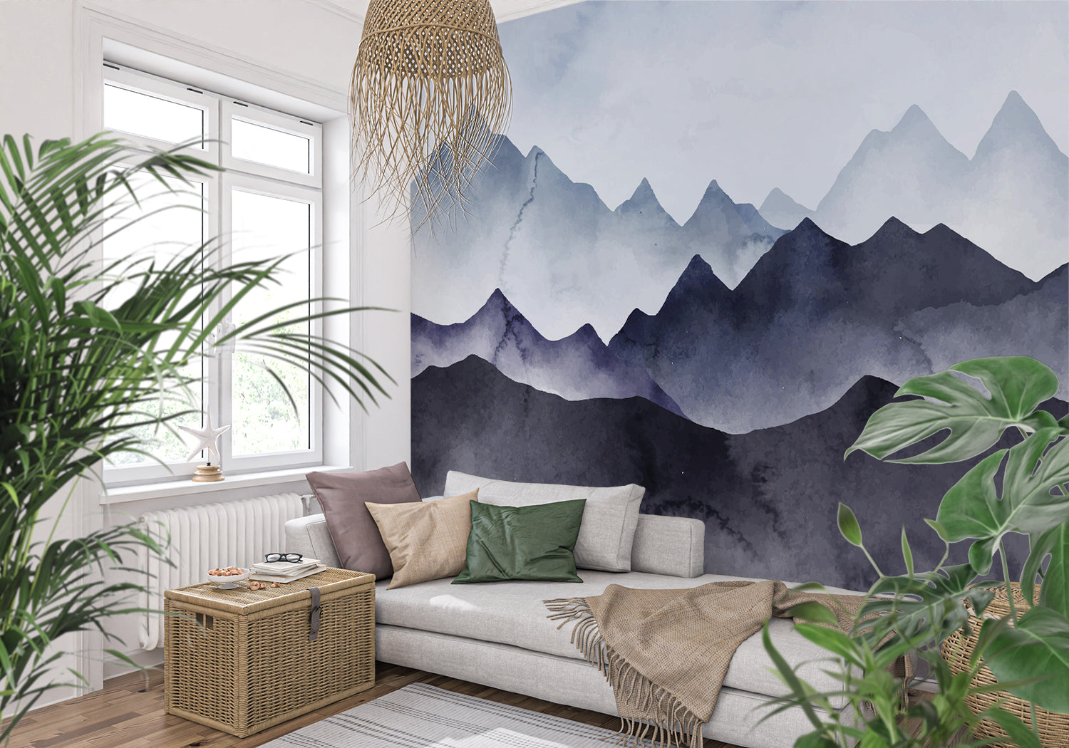 Papier Peint Style Montagne