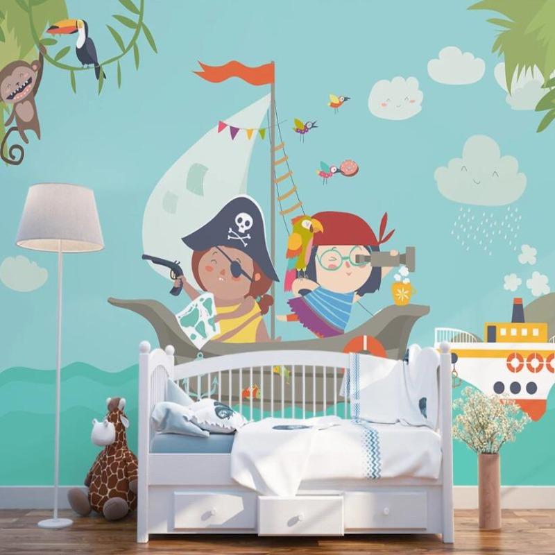 Papier Peint Pirate Bébé Chambre