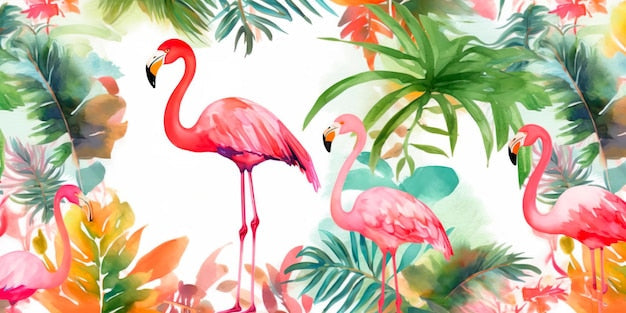 Rosa Flamingo-Mädchenzimmerdekoration