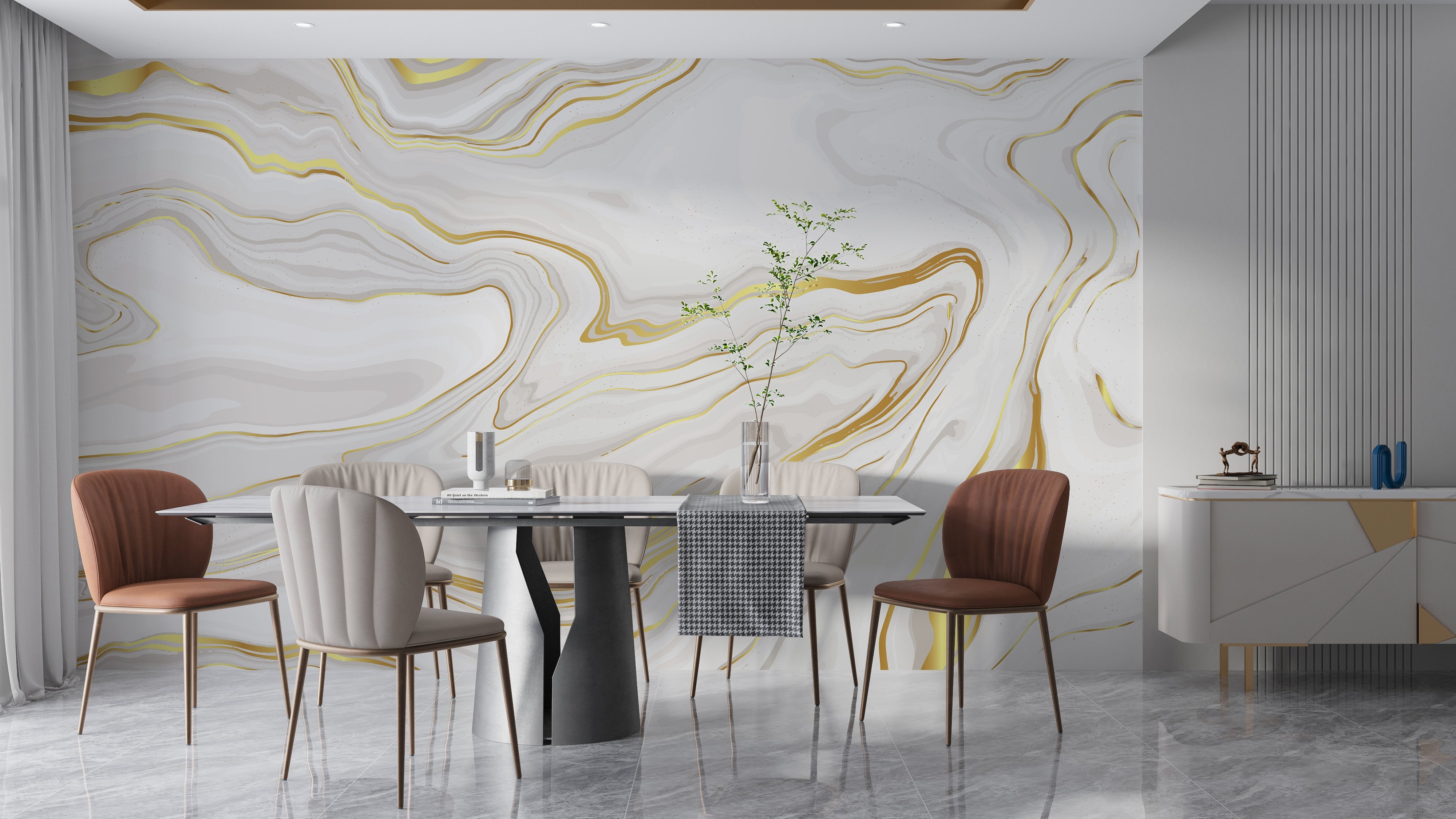 Papier Peint En Marbre