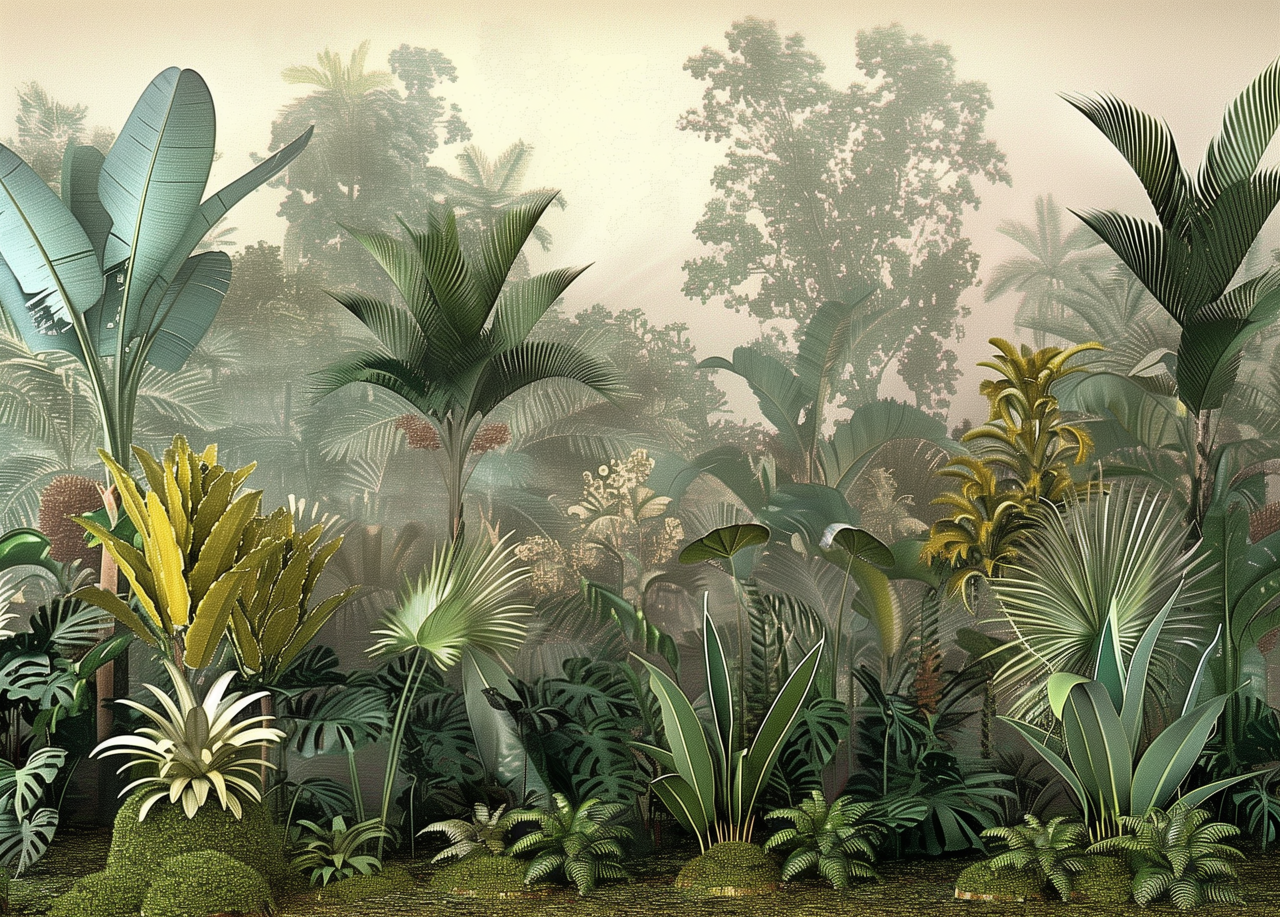 Papier Peint Jungle Indonésienne