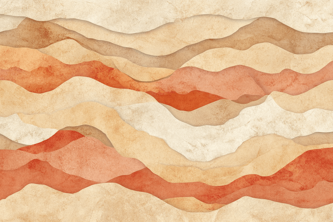 Papier Peint Terracotta Dune Désert