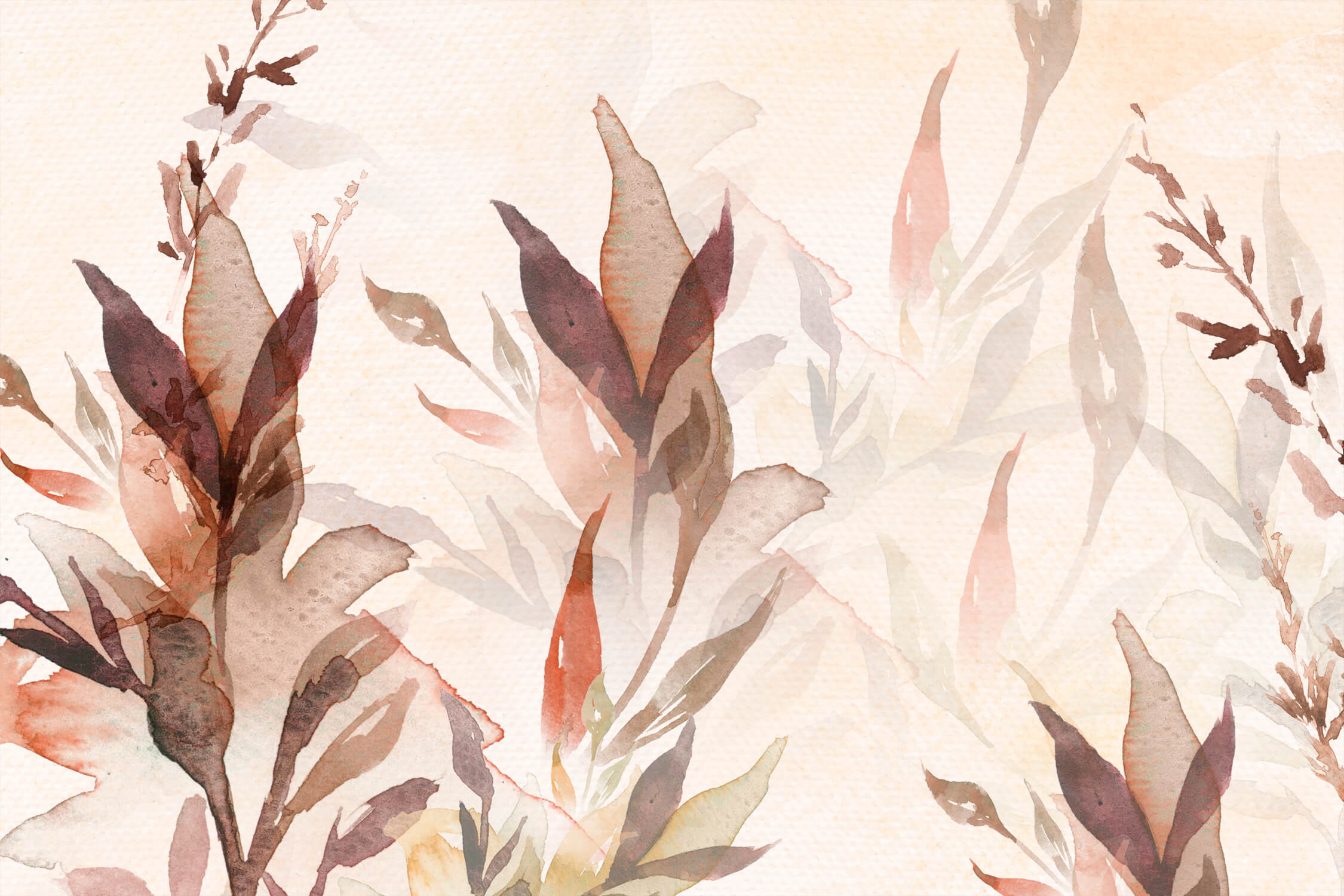 Papier Peint Aquarelle Automne