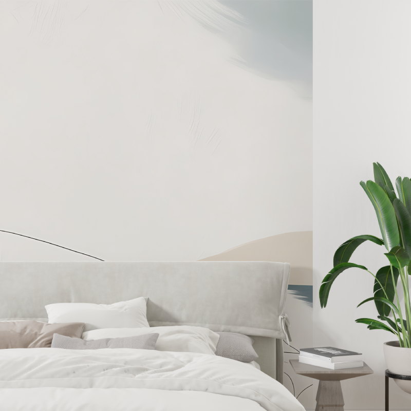Papier peint aquarelle minimali...strait tapisserie tendance