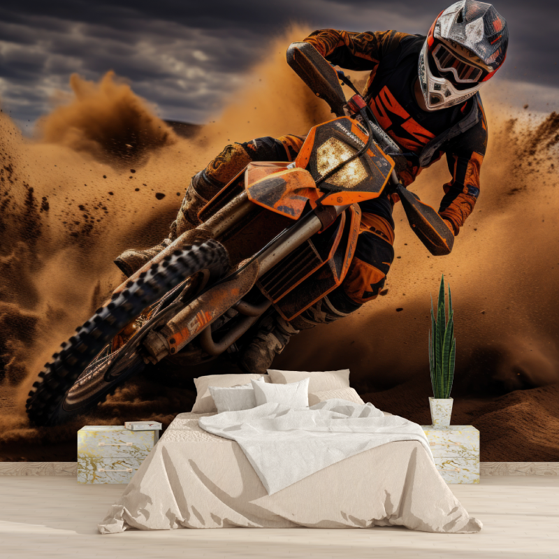 Papier peint moto cross ktm 1815