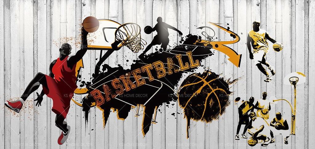 Basketbalspeler slaapkamer decor