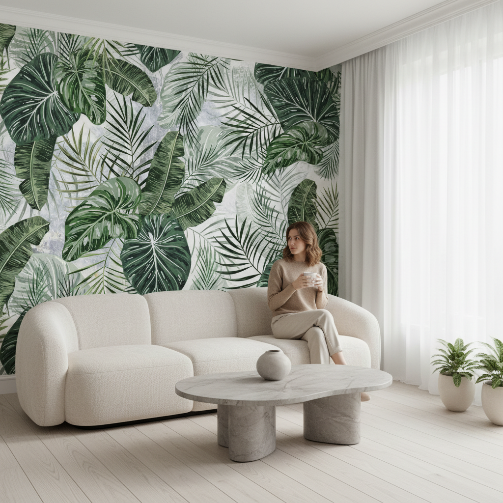 Papier Peint Tropical  Serre