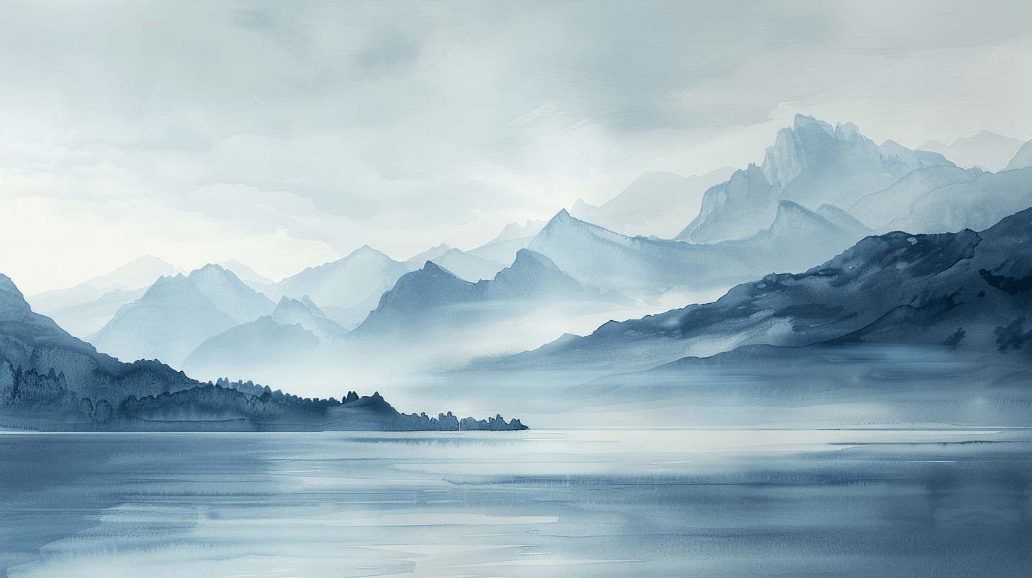 Papier Peint Artistique Annecy Lac Montagne
