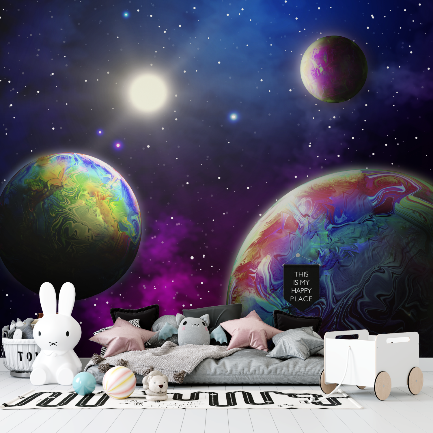 Papier peint 3 de lespace tapisserie garcon