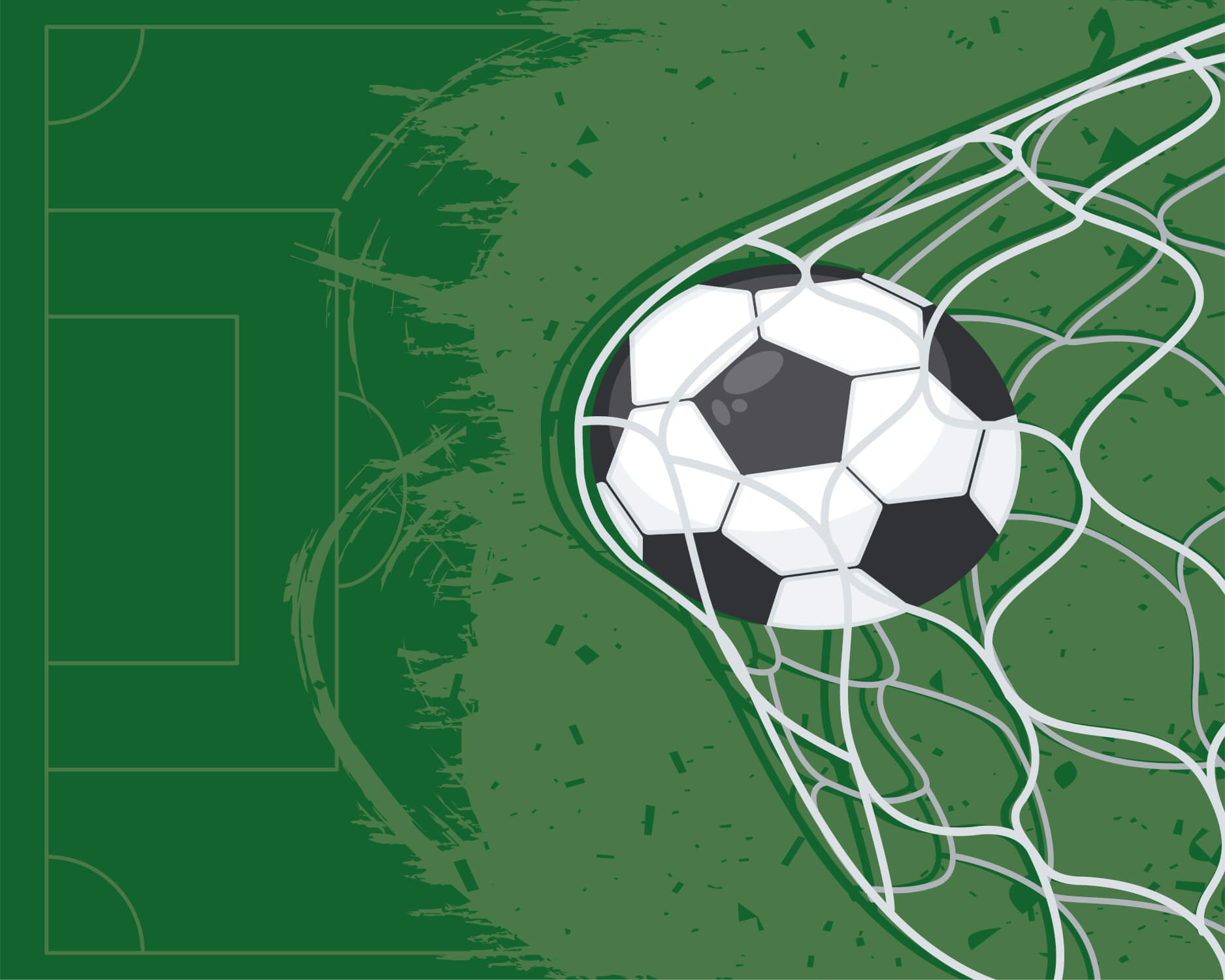 Papier Peint Foot Vert