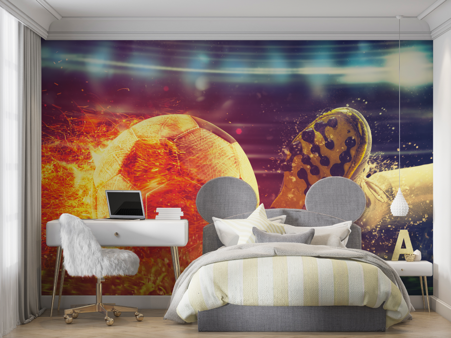 Papier peint chambre garcon foo...eu mur chambre panoramique