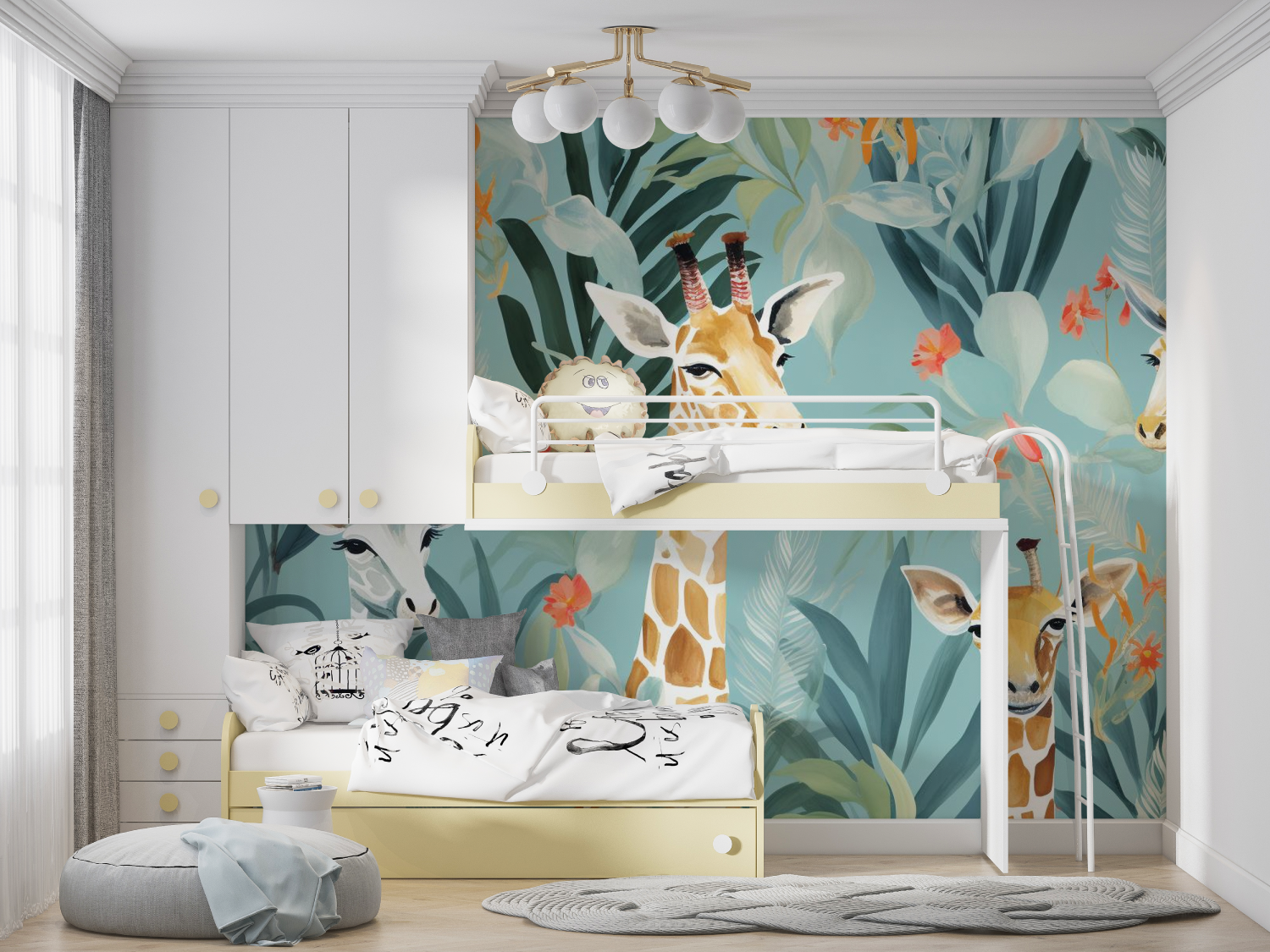 Papier Peint Enfant Chic - pano anime