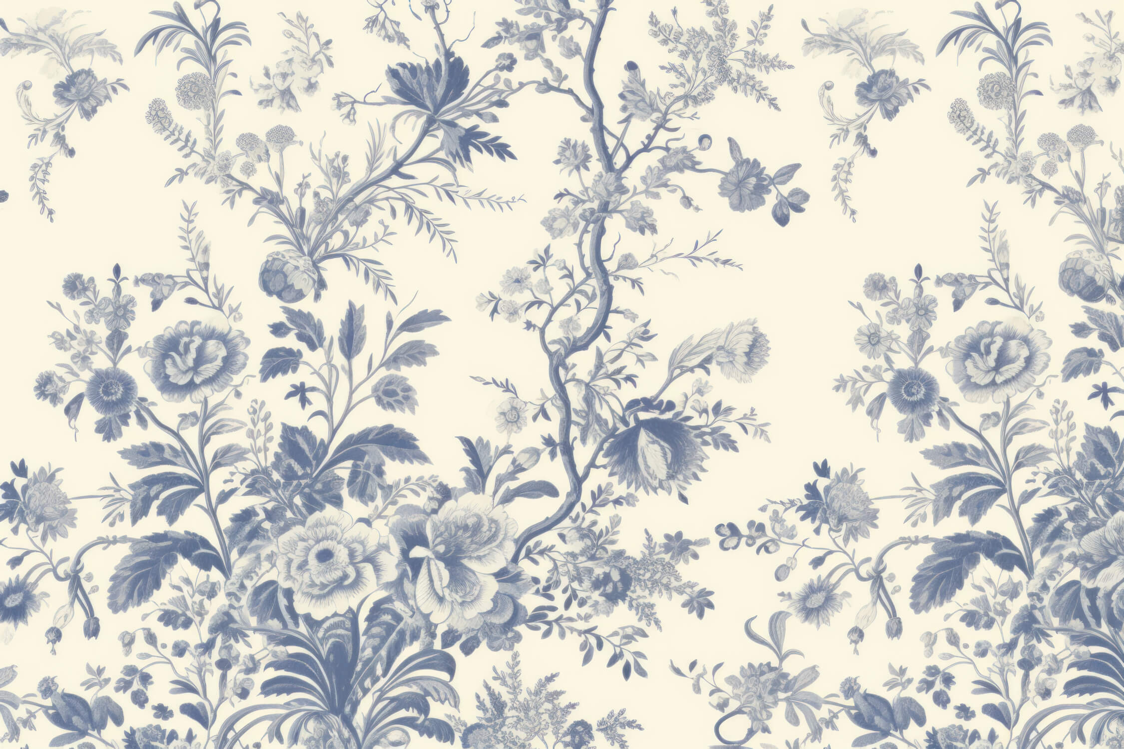 Papier Peint Toile De Jouy Mural