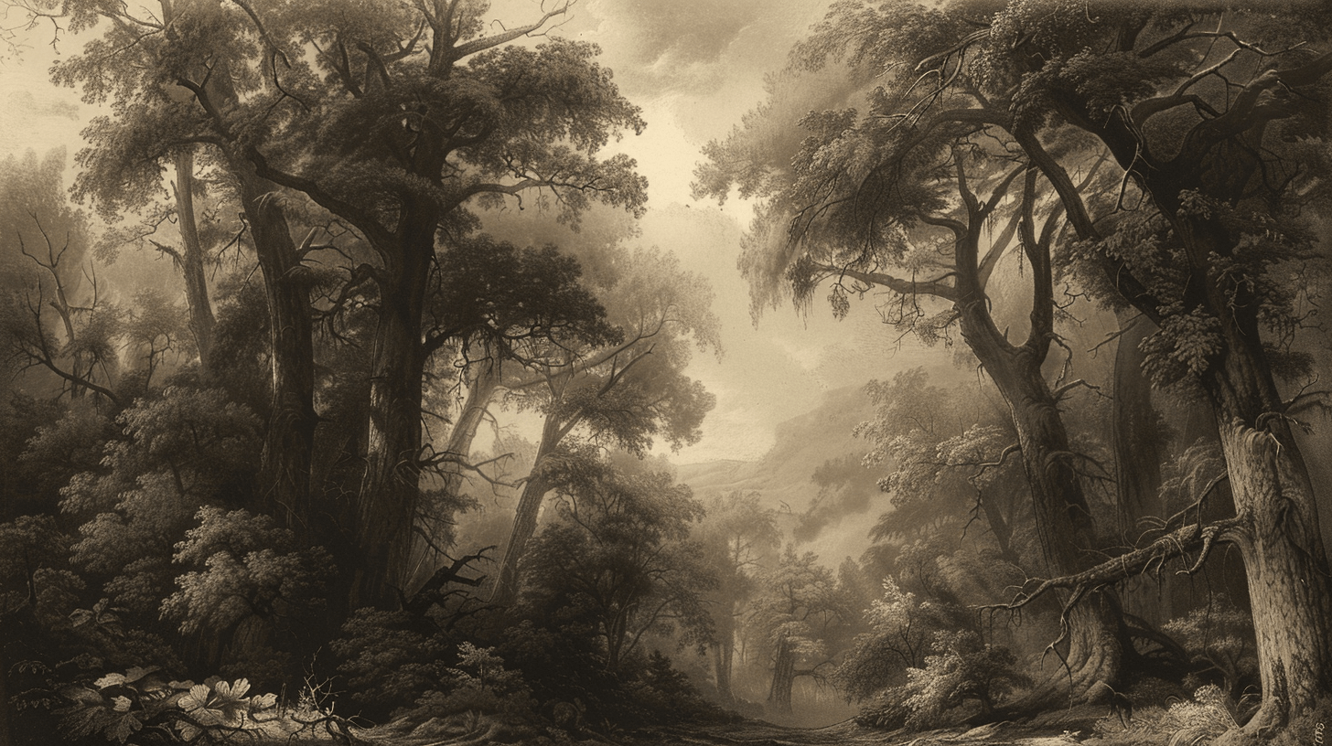 Papier Peint Panoramique Foret Salon