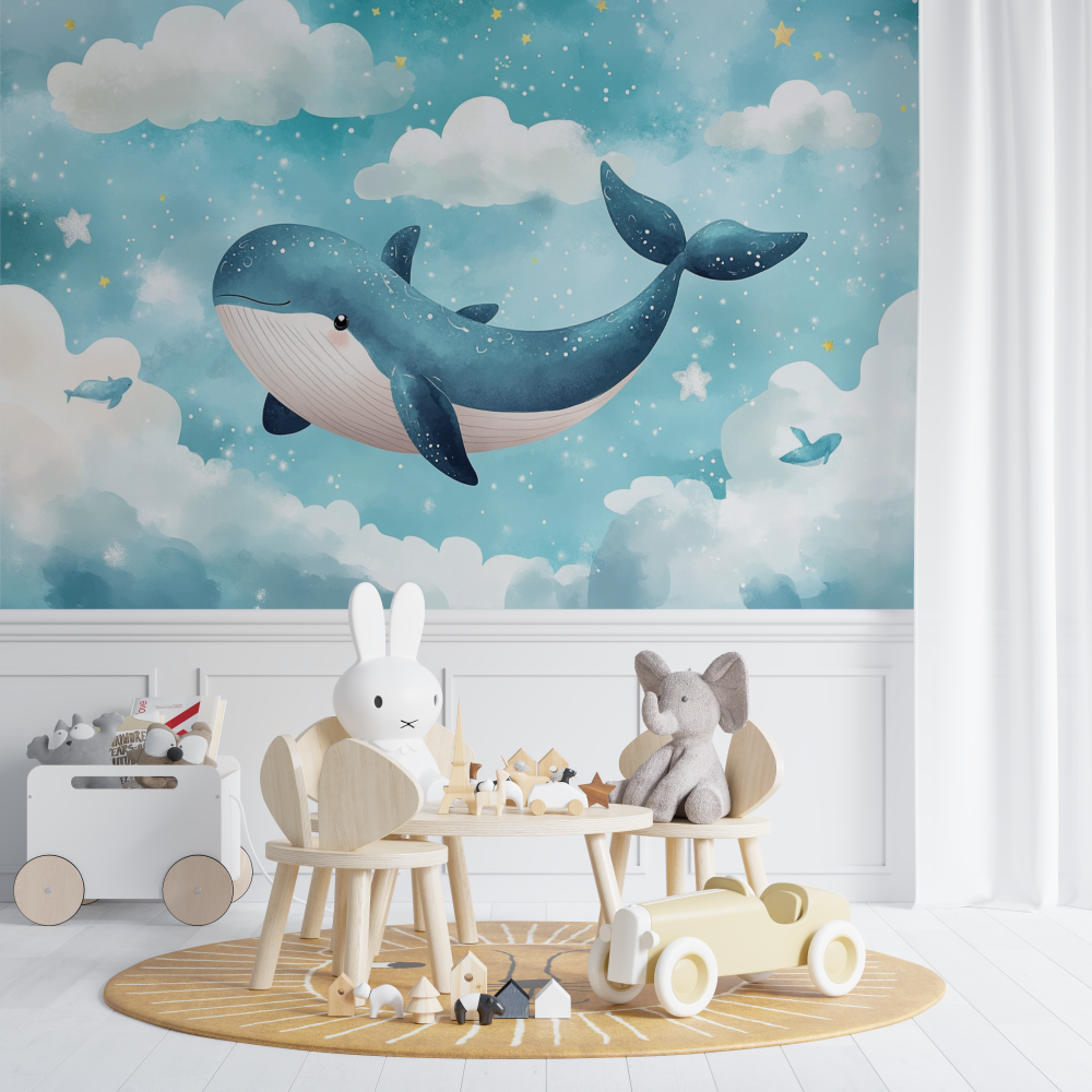 Papier peint marin bebe douceur chambre de bebe