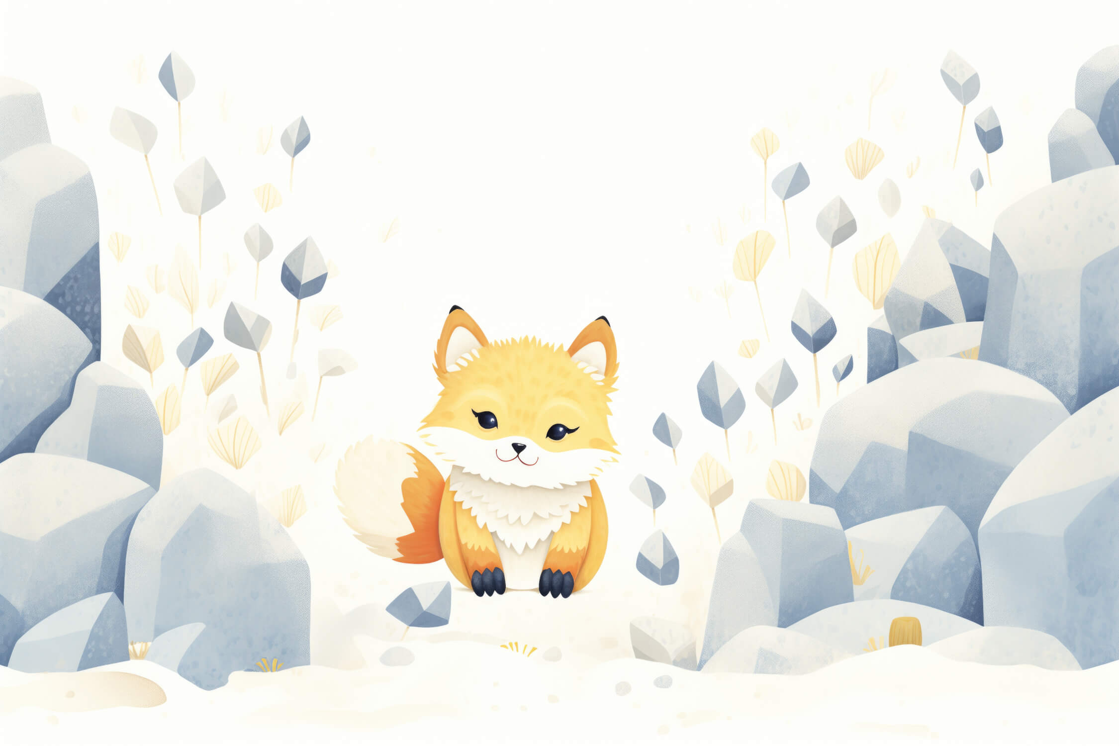 Papier Peint Renard Mural