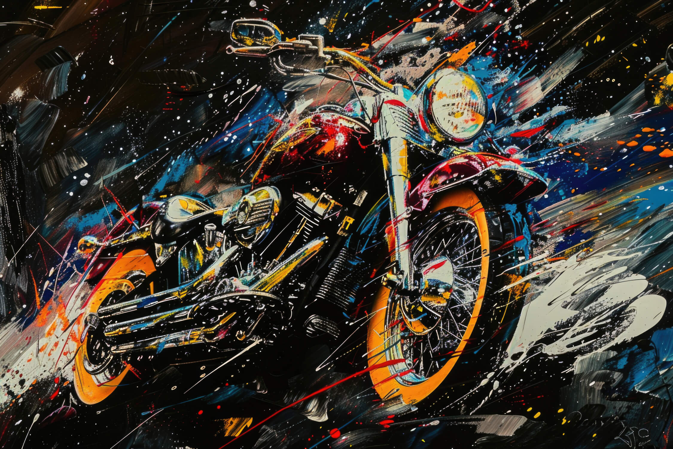 Papier Peint Moto Casque Doré Dessin