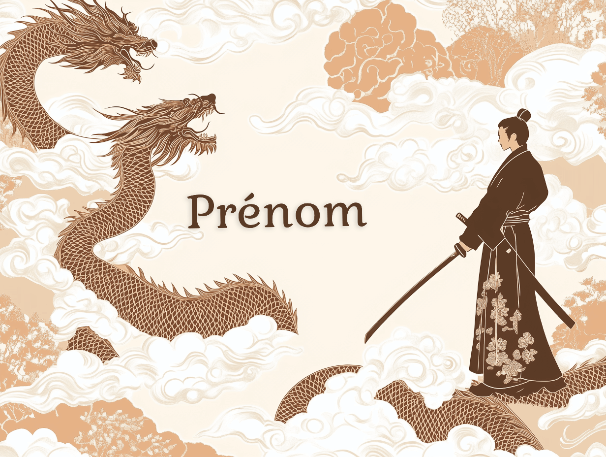 Papier Peint Prénom Samurai