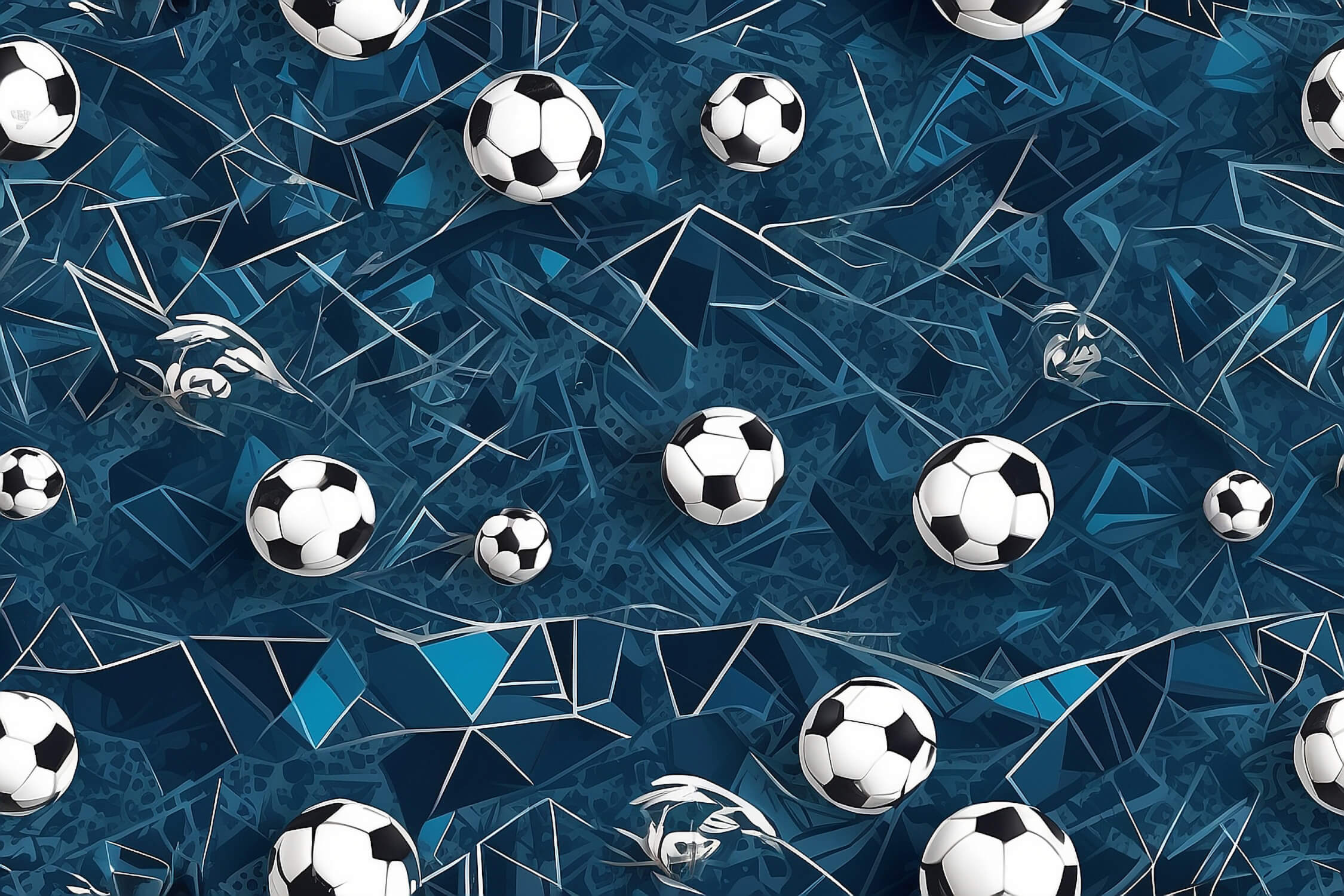 Papiers Peint Bleu Ballon De Foot