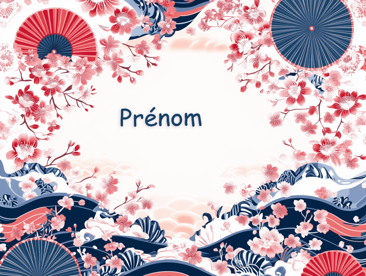 Papier Peint Prénom Cerisier Japonais