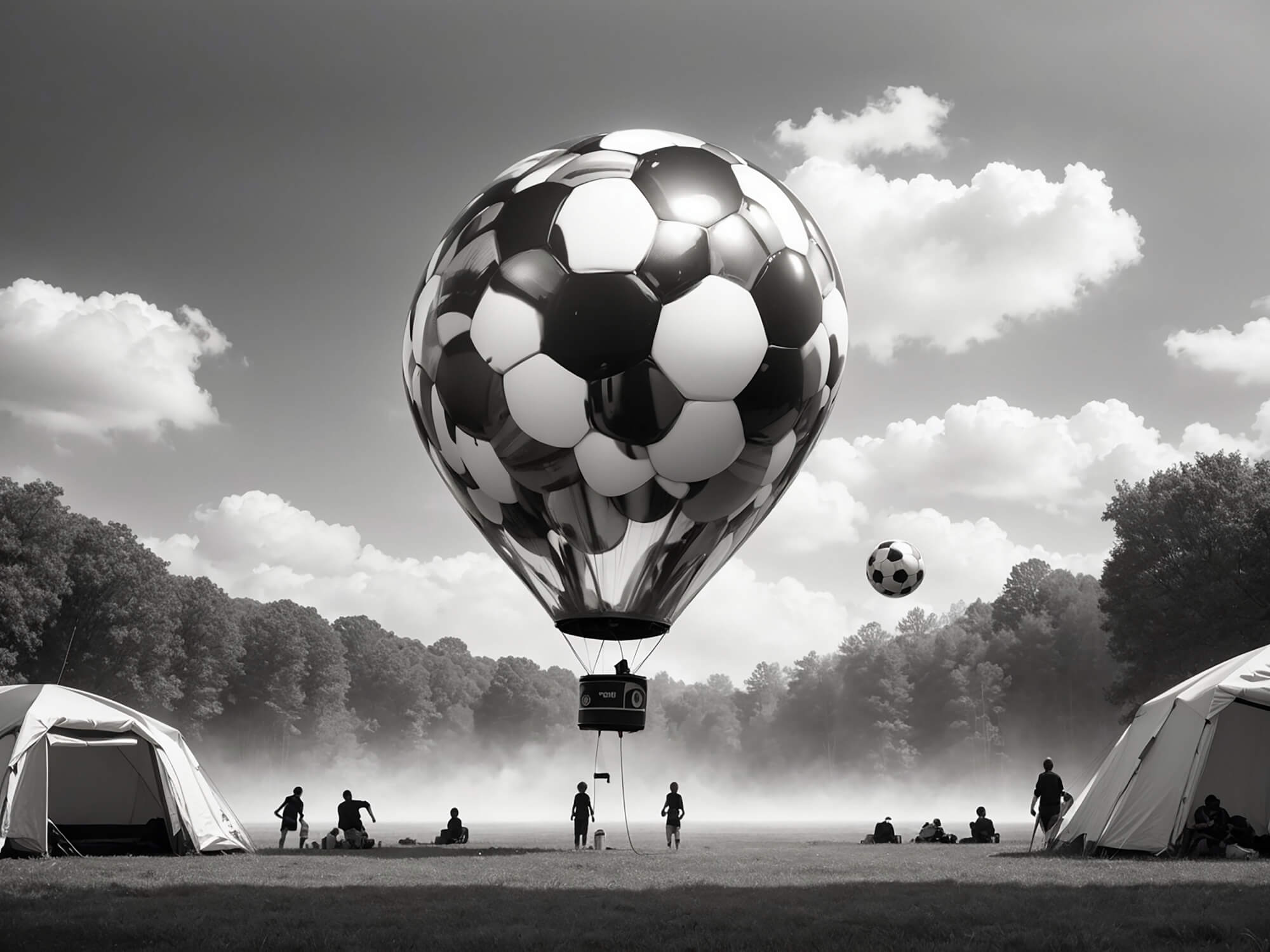 Papiers Peint Ballon De Foot Montgoflière Noir Et Blanc