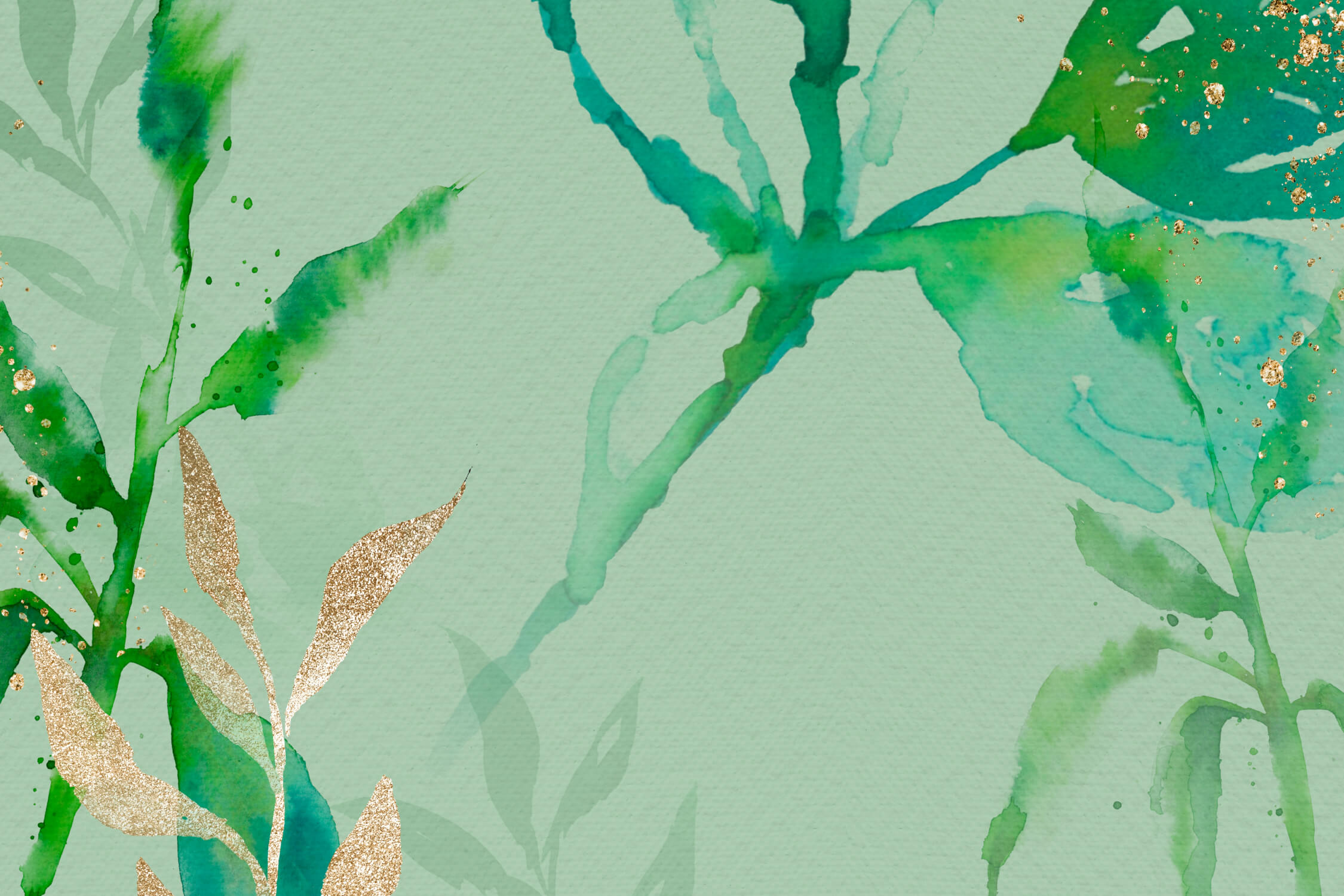 Papier Peint Vert D Eau Chambre