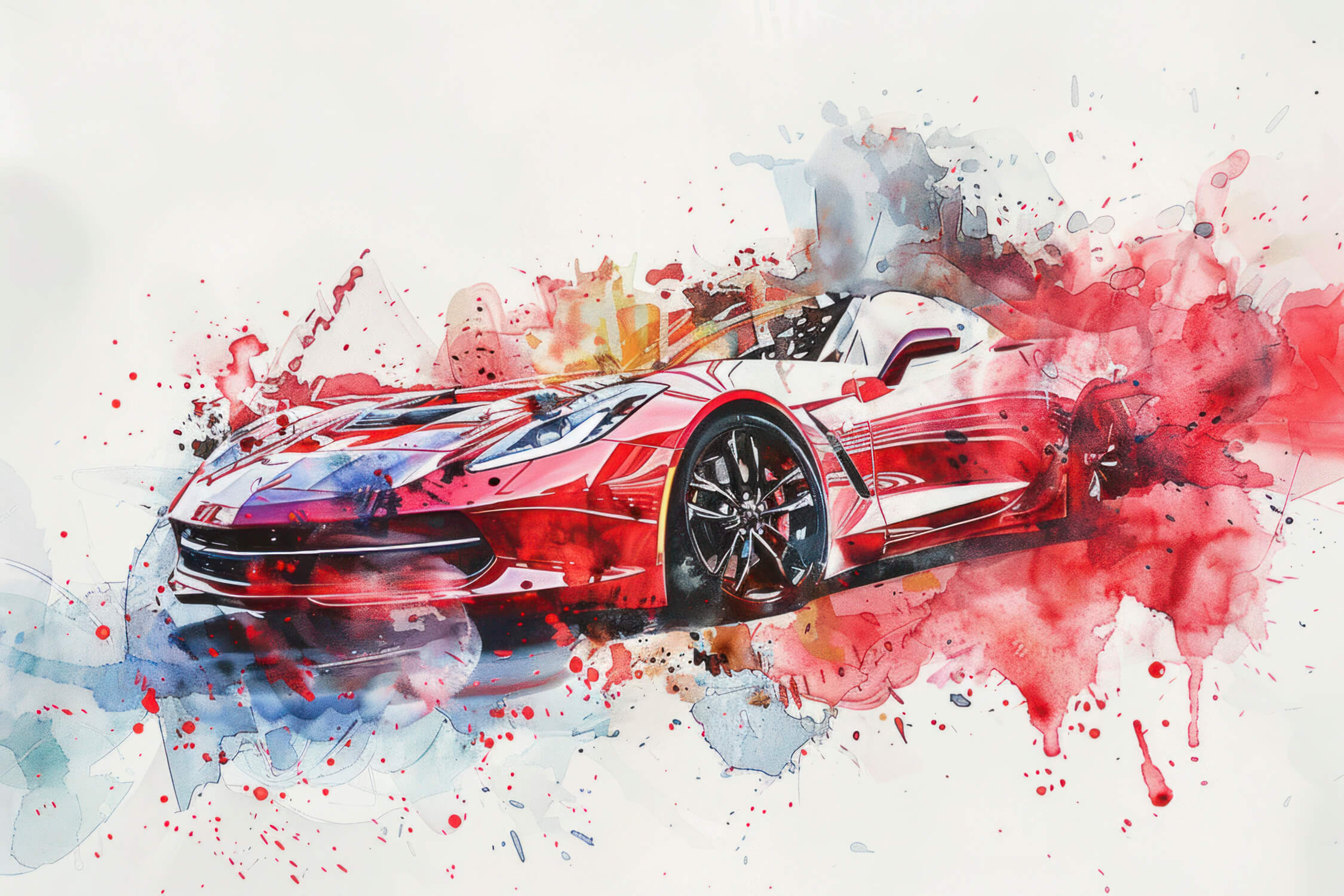 Papier Peint Poster Géant Voiture