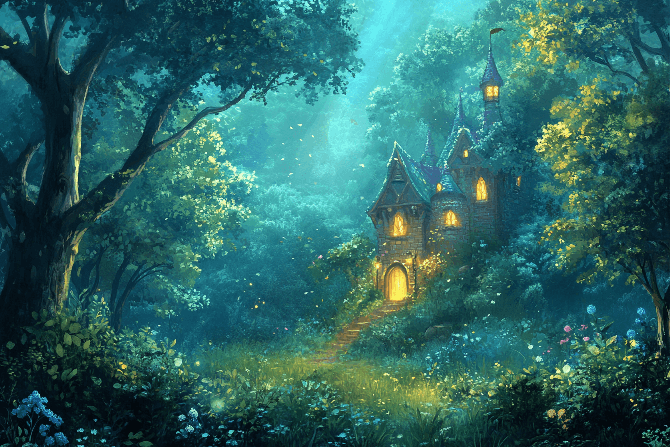 Papier Peint Princesse Éveil de la Forêt