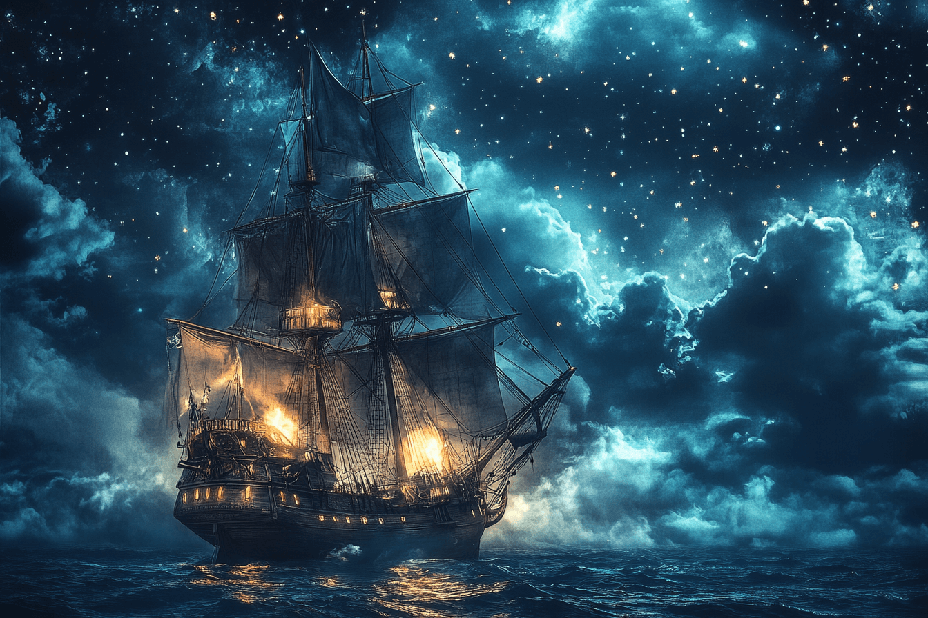 Papier Peint Pirate Navire