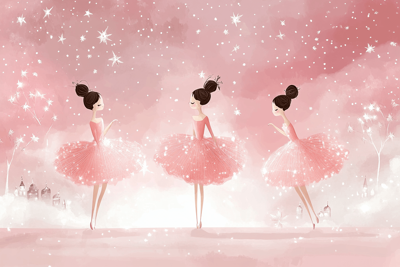 Papier Peint Ballerines