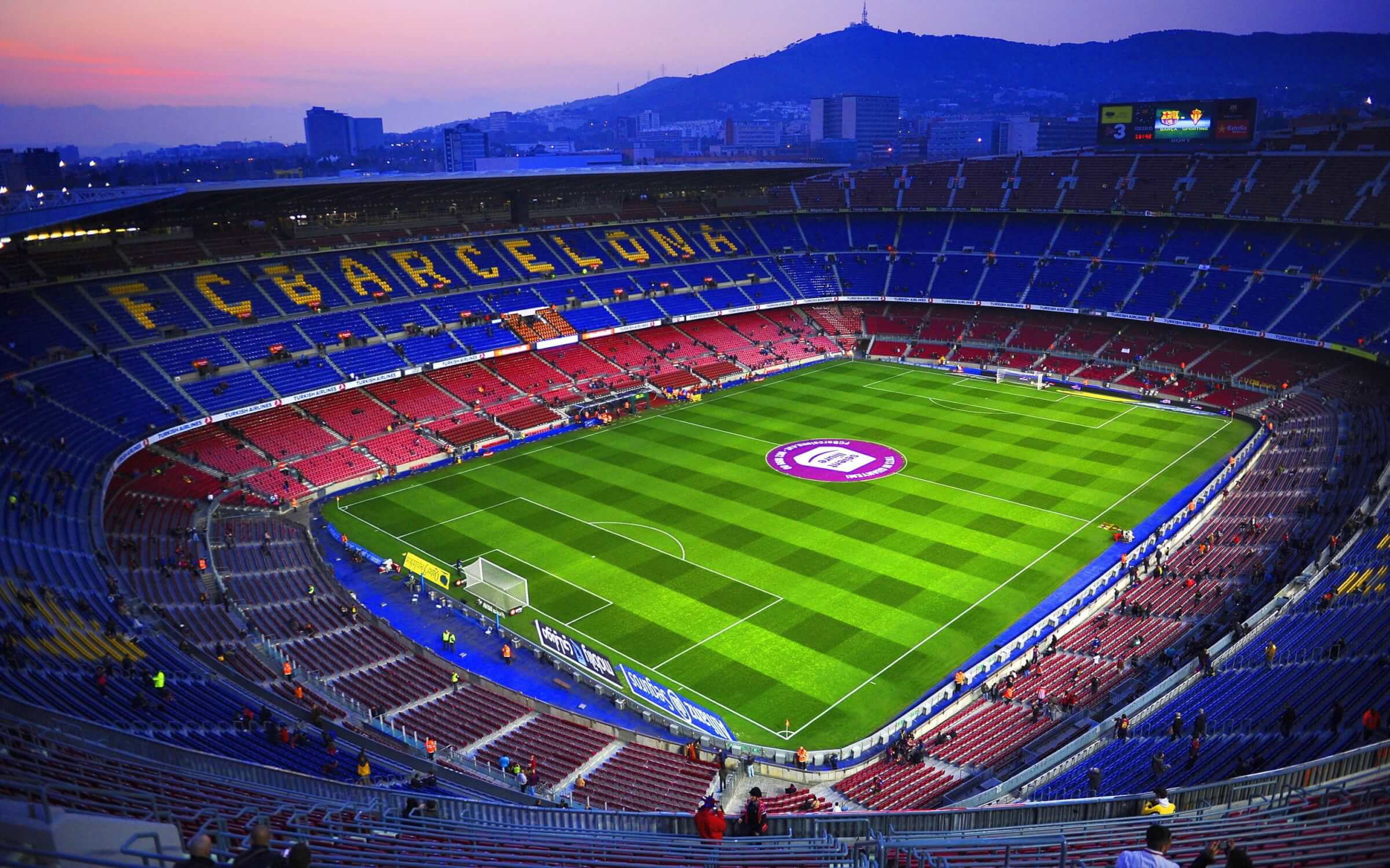 Papier Peint Foot Barca