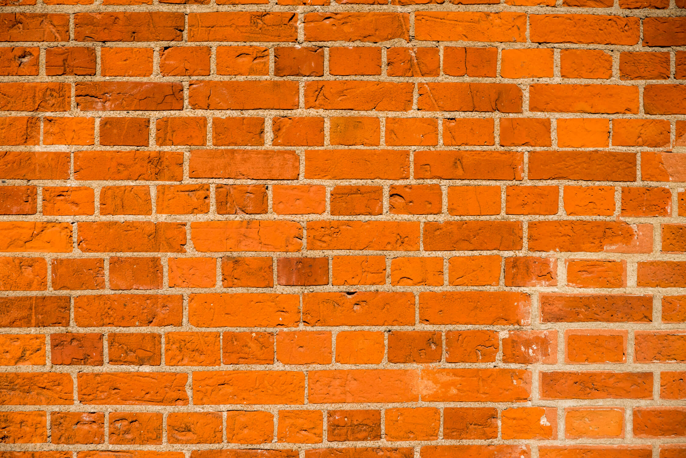 Papier Peint Imitation Brique Orange