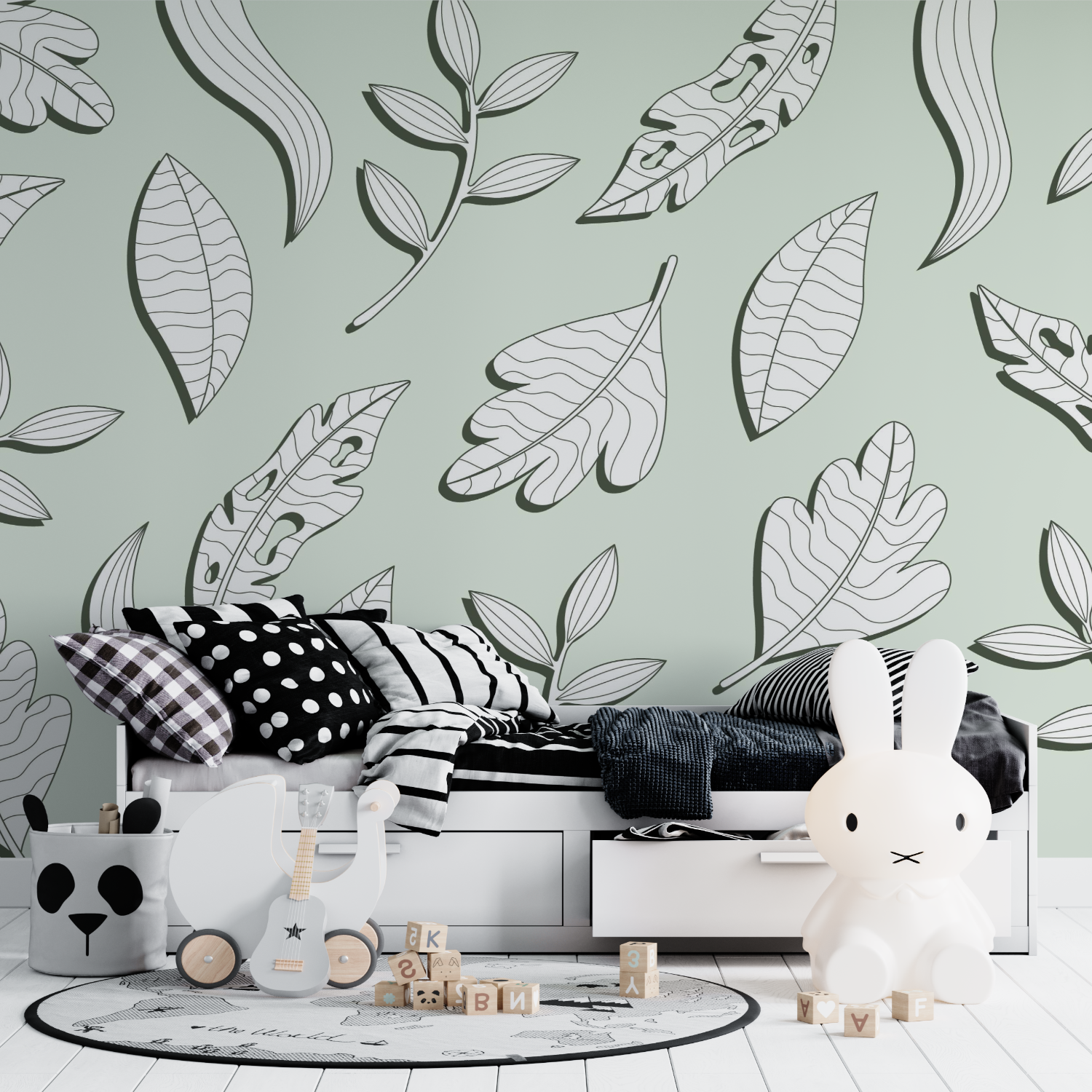 Papier Peint Enfants Panda - tapisserie ado