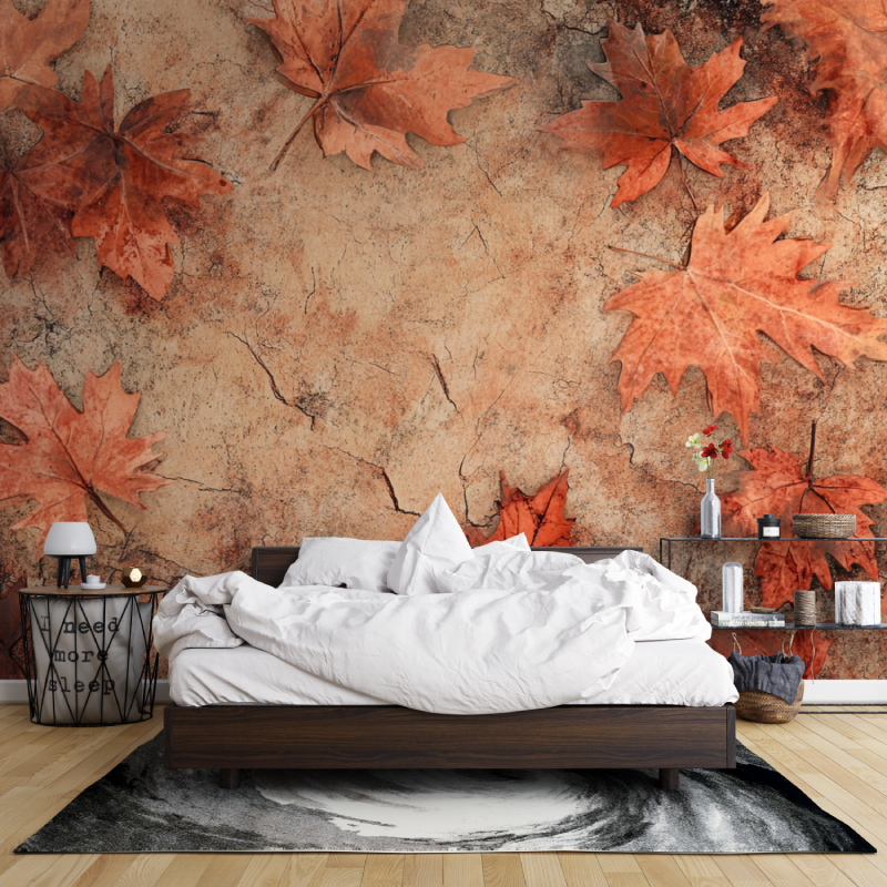 Papier peint terracotta effet bois patine leroy merlin mur