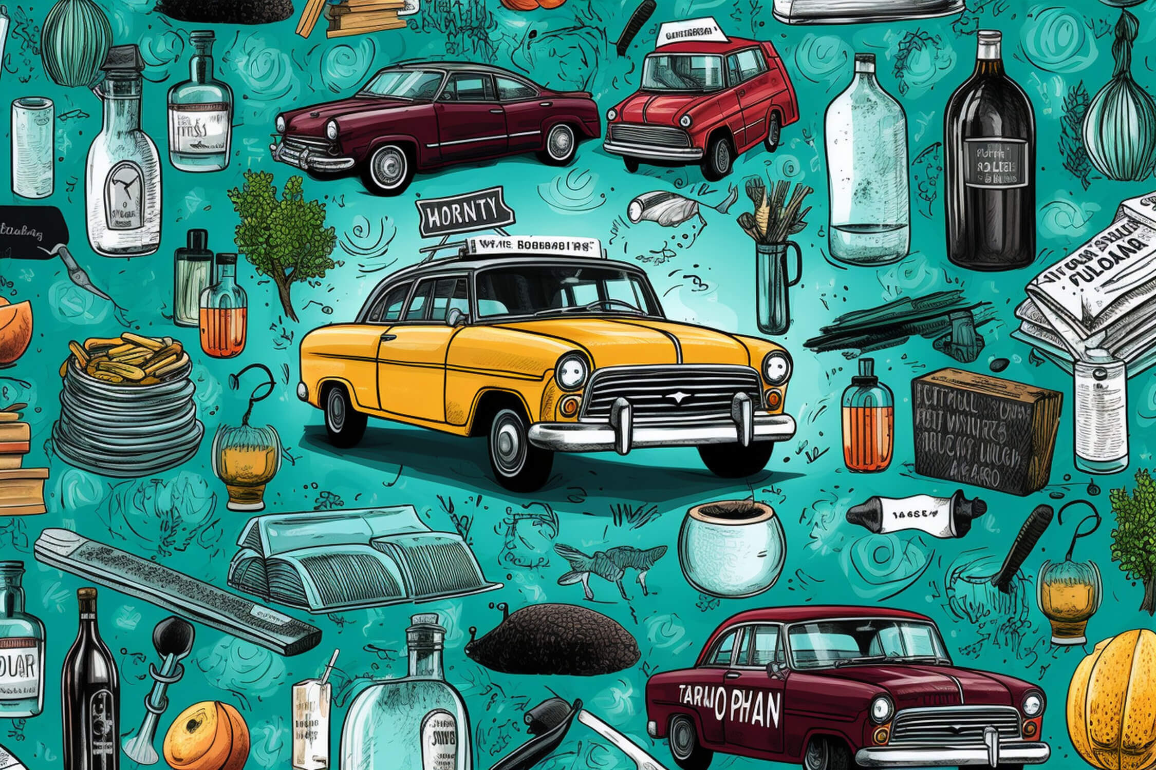 Papier Peint Décoration Voiture