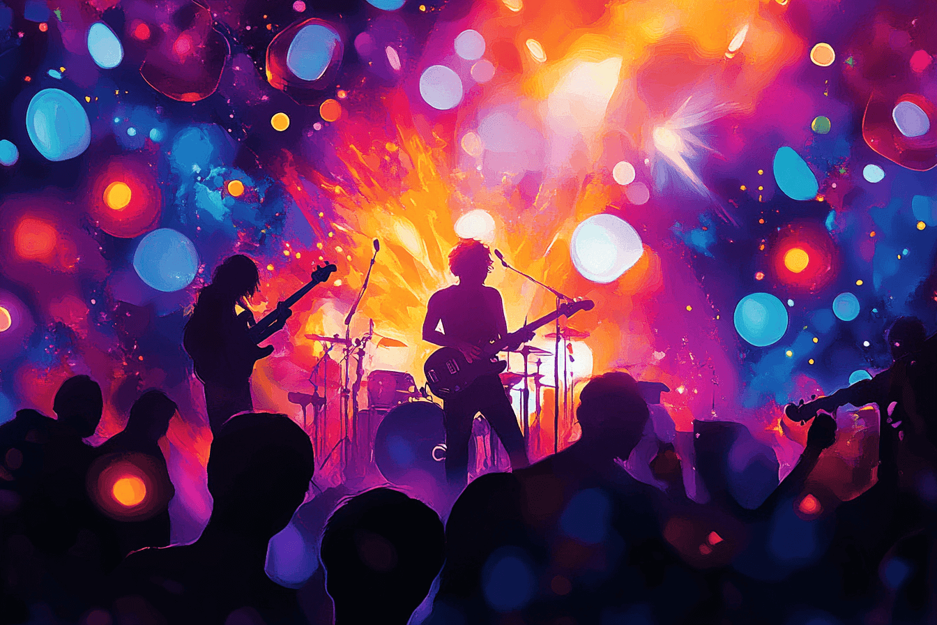 Papier Peint Concert Musique