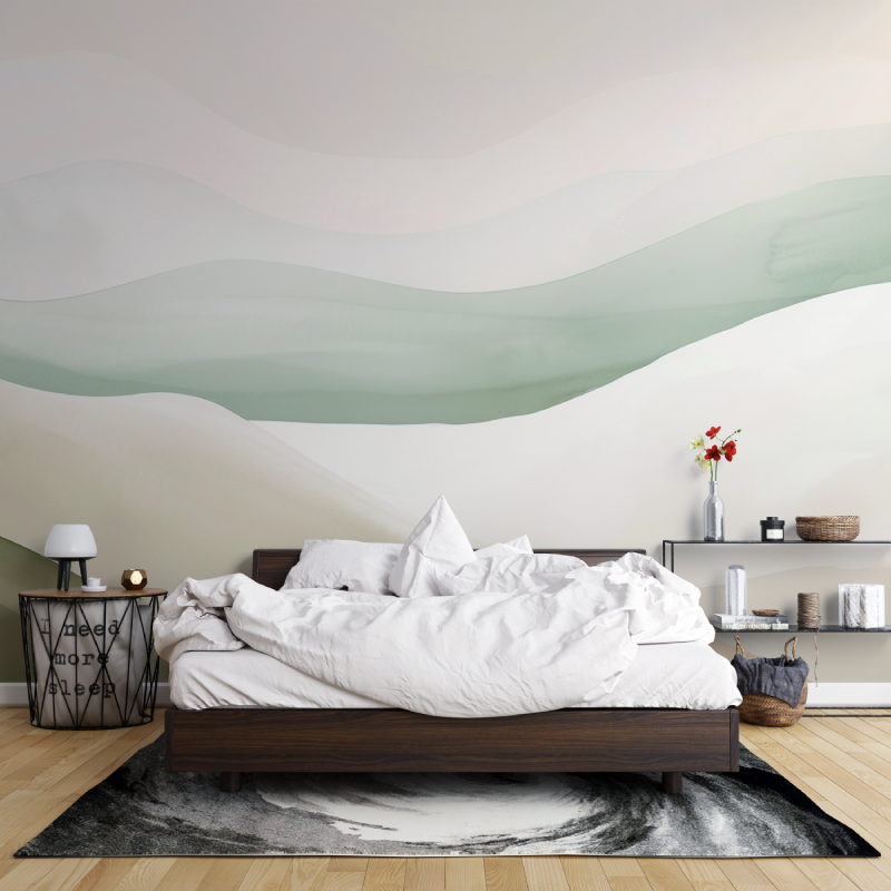 Papier peint aquarelle panoramique leroy merlin mur